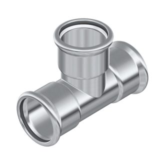 FixTrend Inox press egál T-idom, 15 mm
