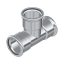 FixTrend Inox press egál T-idom, 18 mm