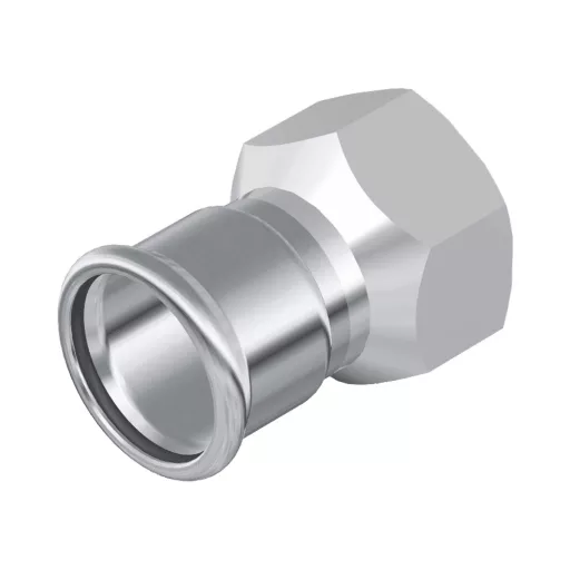 FixTrend Inox press belső menetes átmeneti idom, 54 mm x 2"