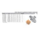 FixTrend Inox press karimás átmeneti idom, 54 mm - DN 50, PN16
