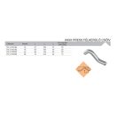 FixTrend Inox press félkerülő csőív, 22 mm