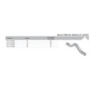 FixTrend Inox press kerülő csőív, 18 mm