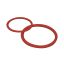 FixTrend Inox press O-gyűrű, gőzre, FKM piros, 18 mm