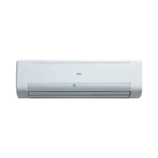 BAXI magasfali 2 csöves fan-coil beltéri egység elölnézetből, fehér burkolattal