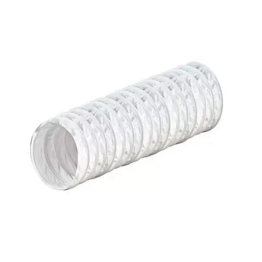 Awenta KE125-10 flexibilis fehér PVC légcsatorna, DN 125/1m