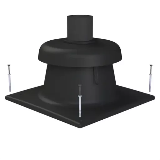 TRICOX KF20 kürtőfedél fekete 80 mm