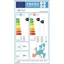 CONCEPT Nordic 12K A+++ inverteres split klíma beépített Wi-Fi funkcióval, 3.5 kW 