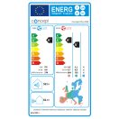 X CONCEPT Plus 09K inverteres split klíma beépített Wi-Fi funkcióval, A++, 2.6 kW
