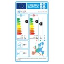 X CONCEPT Plus 09K A+++ inverteres split klíma, 2.6 kW