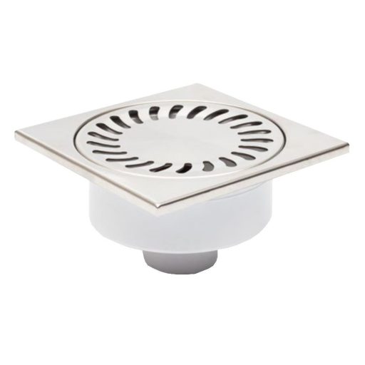 FixTrend padlóösszefolyó, száraz bűzzár, alsó kifolyású, DN50, 150x150mm