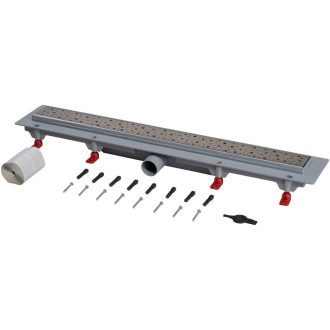   FixTrend Square 650 rozsdamentes zuhanyfolyóka, 650mm, fényes