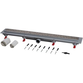   FixTrend Square 750 rozsdamentes zuhanyfolyóka, 750mm, fényes