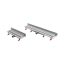 FixTrend Medium 850 falsík melletti rozsdamentes zuhanyfolyóka, 850mm, matt króm