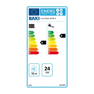   BAXI Luna Classic 28 ERP fali kondenzációs kombi gázkazán, 24 kW