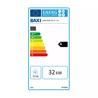   BAXI Luna Duo-Tec E 1.32 ERP fali kondenzációs fűtő gázkazán, 32kW