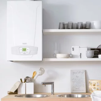   BAXI Nuvola Duo-Tec 24+ ERP fali kondenzációs hőközpont 45 literes inox tárolóval, 20kW