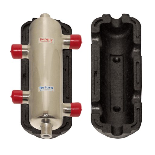 DELTA 4 csonkos inox hidraulikus váltó szigeteléssel 4.8 m3/h, 1"