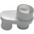 TRICOX PAD5020 osztó adapter PPs/alu 60/100 - 2 x 80 mm