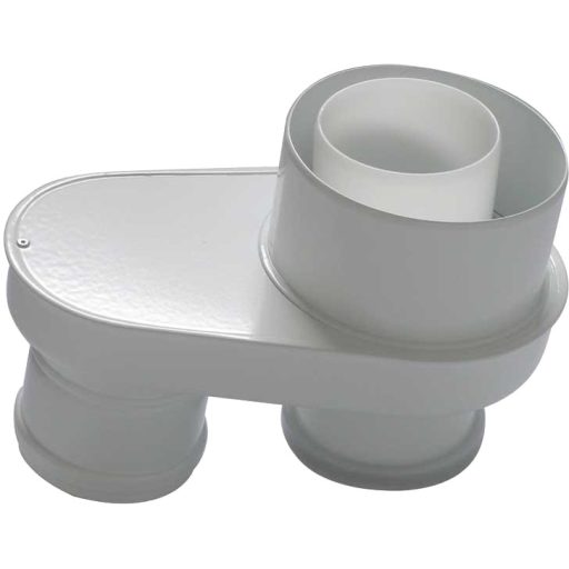 TRICOX PAD5020 osztó adapter PPs/alu 60/100 - 2 x 80 mm