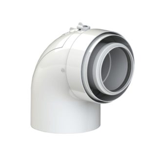  TRICOX PAEKÖ50C koncentrikus ellenőrző könyök 87° PPs/alu 60/100 mm