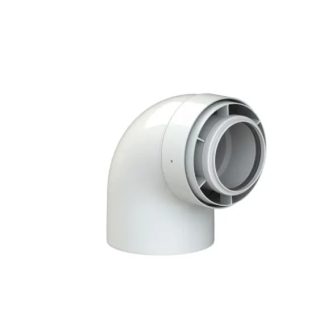   TRICOX PAKÖ501C koncentrikus könyök 87° PPs/alu 60/100 mm