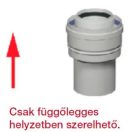 TRICOX PBÖ7005 bővítő idom PPs/alu 100/150 - 110/160 mm