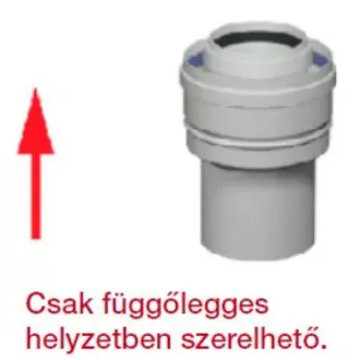 TRICOX PBÖ8090 bővítő idom PPs/alu 110/150 -110/160 mm