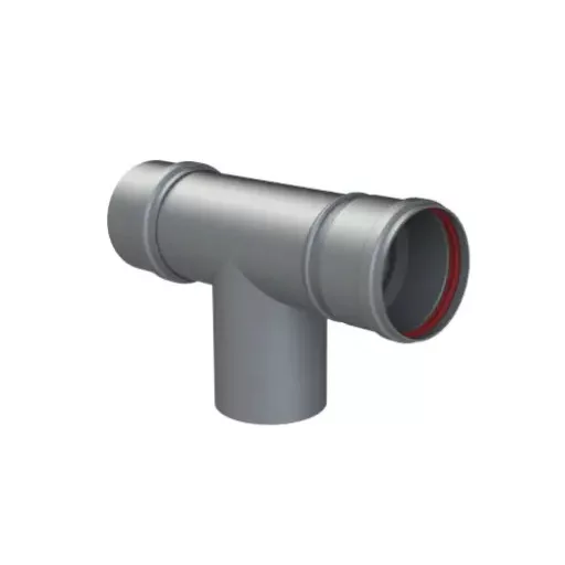 TRICOX PET10 egyfalú ellenőrző T idom PPs 60 mm
