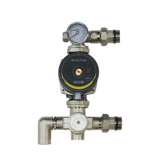 X DELTA termosztatikus keverőegység, padlófűtés osztóhoz, 1" + Evosta 2 40-70/130