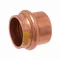 IBP PG5301 réz press kupak gázra, 22 mm, sárga jelöléssel, préshornyos csatlakozóval