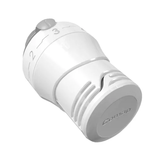 COMAP SENSO RI-2013 fehér termofej M30 csatlakozással, számozott hőmérséklet-skálával
