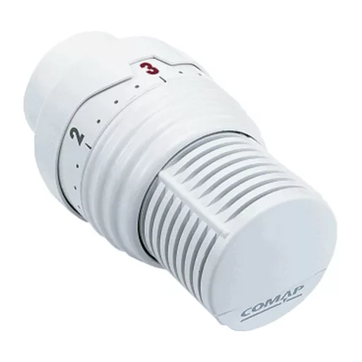 COMAP SENSO IFD fehér termofej Danfoss szelephez, számozott hőfokskálával