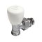GIACOMINI R431TG sarok termosztatikus radiátorszelep kézikerékkel, 1/2" x 18mm