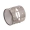 TRICOX RVE10 rozsdamentes végelem 60 mm-es csőhöz, rácsos oldalfallal, termékfotó