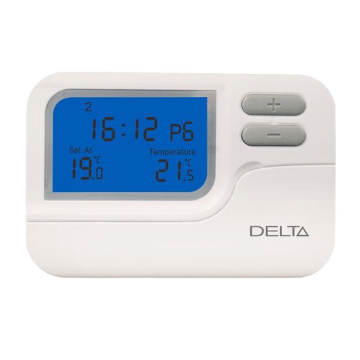 DELTA S2302 programozható digitális szobatermosztát, 6x6 programmal