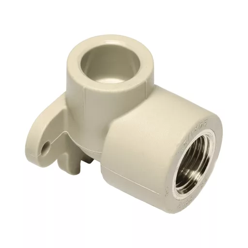 EKOPLASTIK PP-R süthető falikorong fém menettel, 25 mm x 1/2" B
