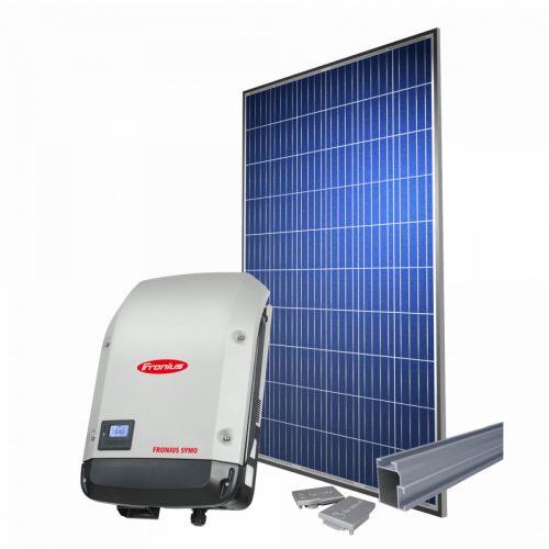 Solar Extra 3 fázisú Symo napelem csomag zsindelytetőre, 3kW NP