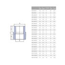 EKOPLASTIK PP-R süthető szűkítő idom, 32 x 20 mm, BB
