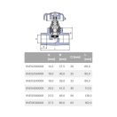 EKOPLASTIK PP-R süthető elzárószelep, 32 mm