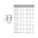 EKOPLASTIK PP-R süthető átmeneti idom külső fém menettel, 25 mm x 1/2" K