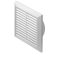 Awenta T61 műanyag négyszögletes fali rács rovarhálóval fehér színben, 17x17cm, DN100