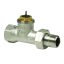 X SIEMENS VD115CLC termosztatikus radiátorszelep,1/2",STA/STS/SSA-hoz,kv=0.25..1.9