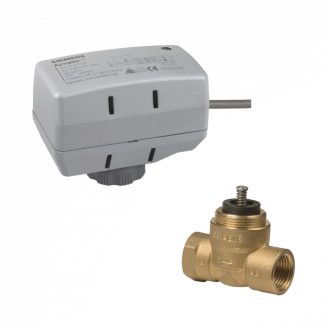   SIEMENS VVI46.25 zónaszelep 1" + SUA21/3 szelepmozgató motor csomag