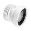 MCALPINE WC-CON1 egyenes WC bekötő szimering, DN100 / 110mm