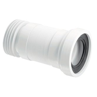   MCALPINE WC-F23R flexibilis WC-bekötőcső 100/110x440mm, lamellás