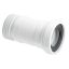 MCALPINE WC-F23R flexibilis WC-bekötőcső 100/110x440mm, lamellás