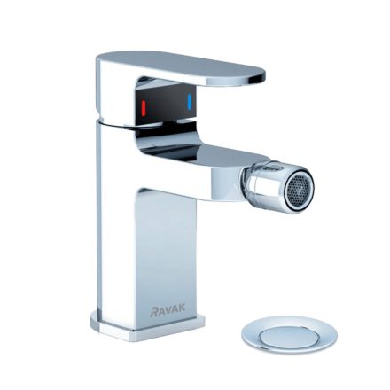 RAVAK Chrome CR 055.00 bidé csaptelep automata leeresztő szeleppel