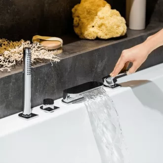   RAVAK Chrome CR 025.00 peremre szerelhető kádtöltő csaptelep