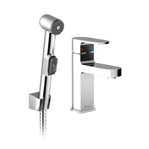 X RAVAK Chrome CR 112.00 mosdó csaptelep bidézuhannyal