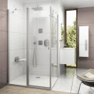 X RAVAK Chrome CR 063.00 termosztátos falba süllyesztett kád csaptelep zuhanyváltóval